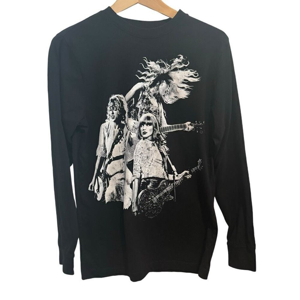 Taylor Swift The Eras Tour 2023 Black Long Sleeve Concert T-Shirt Size S